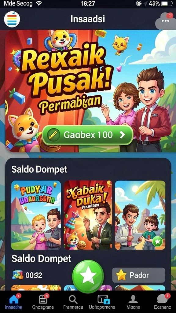 jj62 - Tangkapan layar menunjukkan grafis menawan dari level yang berbeda.