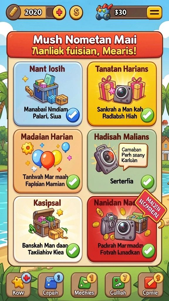 r6r6 - Level permainan yang penuh tantangan.