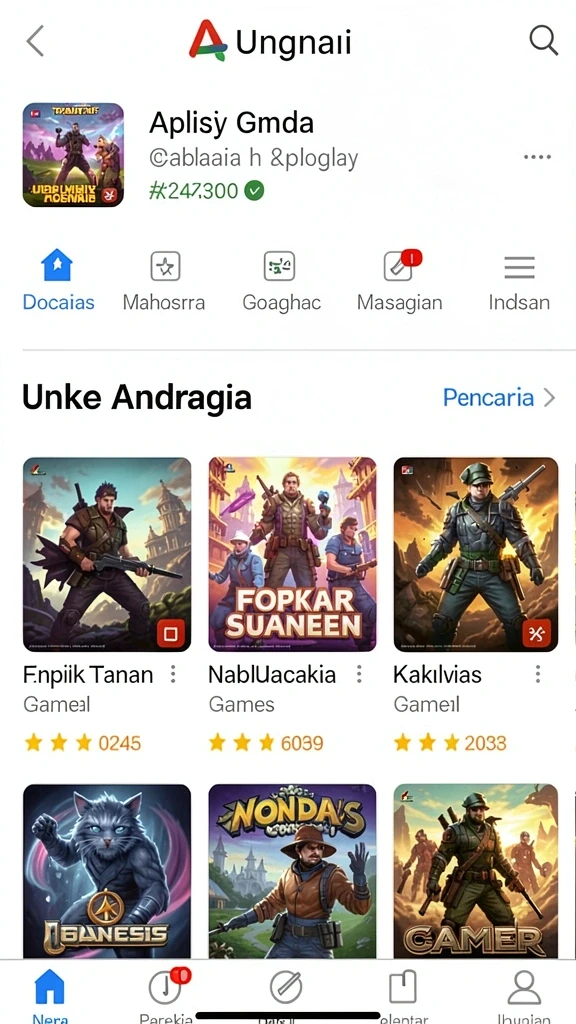 xxx777 - Tangkapan layar menunjukkan pilihan level yang menantang.